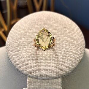 Stella & Dot Canary Arabesque Adjustable Ring